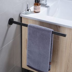 Bathroom Towel Bar Stainless Steel 304 Kitchen Towel Rack Black Sanding Punching Installation