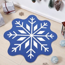 Cashmere Snowflake Floor Mat Carpet Bedroom Bedside Blanket Bathroom Mats