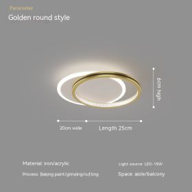 Modern Led Ceiling Light Bedroom Aisle